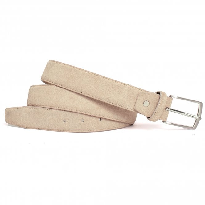 Tresanti Esra Sand Beige Men's Suede Belt