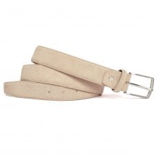 Tresanti Esra Sand Beige Men's Suede Belt