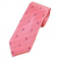 Tresanti Flamingo Pink Men's Silk Tie