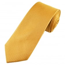 Tresanti Gold Micro Check Designer Men's Silk Tie