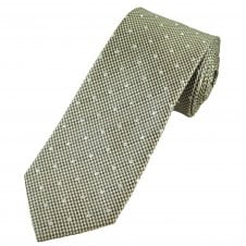 Tresanti Ivory, Black, Beige & White Polka Dot Men's Silk Tie