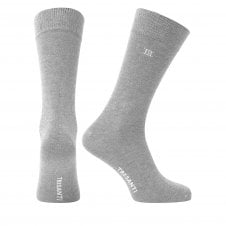 Tresanti Light Grey Melange Bamboo Men's Socks