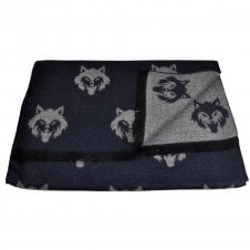 Tresanti Navy Blue & Light Grey Fox Reversible Scarf