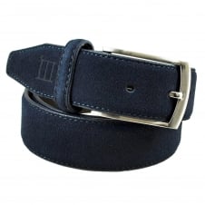 Tresanti Navy Blue Men's Suede Belt