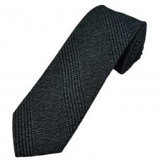 Tresanti Navy Blue & White Checked Men's Designer Tie