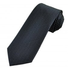 Tresanti Navy Blue & White Polka Dot Silk Men's Tie