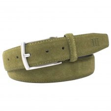 Tresanti Olive Men's Suede Belt