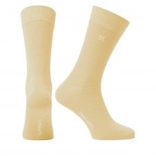 Tresanti Plain Beige Bamboo Men's Socks
