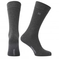 Tresanti Plain Grey Bamboo Men's Socks