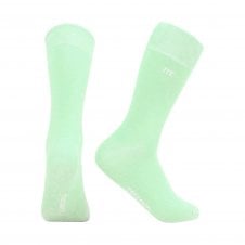 Tresanti Plain Light Seafoam Green Bamboo Men's Socks