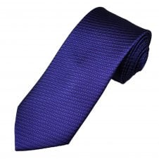 Tresanti Purple Stripe Micro Pattern Men's Silk Designer Tie