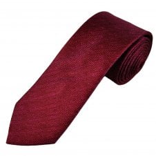 Tresanti Reale Fuchsia Pink Textured Men's Silk Designer Tie