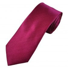 Tresanti Reale Fuchsia Pink Vertical Weave Corduroy Men's Silk Designer Tie