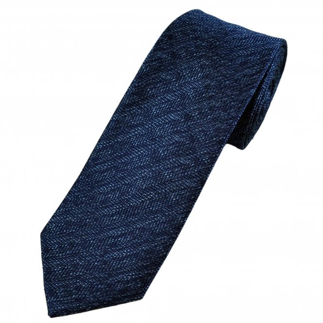Tresanti Reale Shades of Blue Textured Silk Men's Designer Tie