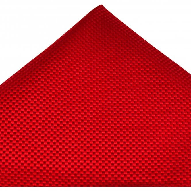 Tresanti Red Micro Checked Silk Pocket Square Handkerchief