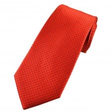 Tresanti Red & Navy Blue Polka Dot Men's Silk Tie