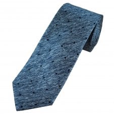 Tresanti Royal, Light Blue & Navy Polka Dot Men's Silk Tie