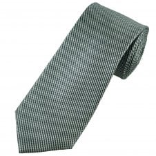 Tresanti Silver, Grey, Navy & Ivory Checked Patterned Men's Silk Tie