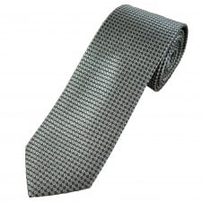 Tresanti Silver, Grey & Pink Diamond Pattern Men's Silk Tie