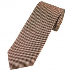 Tresanti Silver, Red & Navy Blue Checked Patterned Men's Silk Tie