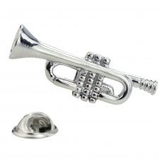 Trumpet Lapel Pin Badge