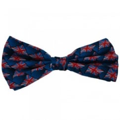 Union Jack Silk Bow Tie