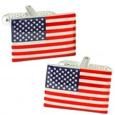 USA Flag Novelty Cufflinks
