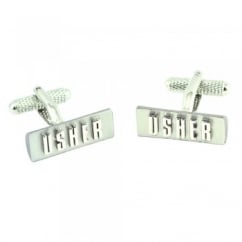 Usher Rectangle Wedding Cufflinks