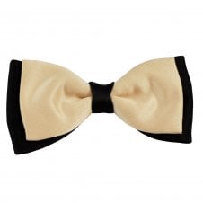 Van Buck Beige & Black Double Coloured Men's Bow Tie