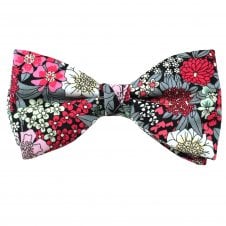 Van Buck Ciara Flower Pattern Men's Bow Tie Made with Liberty Fabric