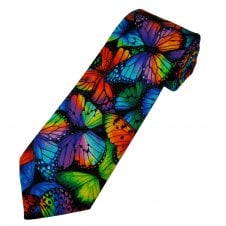 Van Buck Colourful Butterflies Cotton Men's Tie