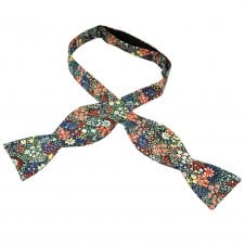 Van Buck Flowers & Berries Self Tie Bow Tie Made with Liberty Fabric