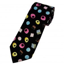Van Buck Liquorice Allsorts Sweets Cotton Men's Tie