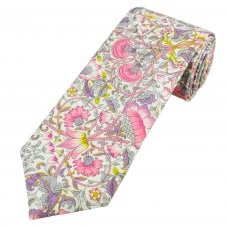 Van Buck Lodden Flower Pattern Men's Tie Made with Liberty Fabric