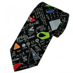 Van Buck Maths & School Blackboard Cotton Tie