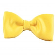 Van Buck Plain Sunflower Yellow Duchess Satin Men's Bow Tie