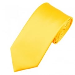 Van Buck Plain Sunflower Yellow Duchess Satin Men's Tie