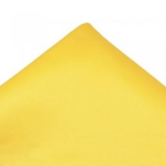 Van Buck Plain Sunflower Yellow Duchess Satin Pocket Square Handkerchief
