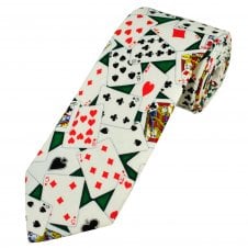 Van Buck Playing Cards Men's Cotton Tie