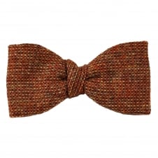 Van Buck Red Check 100% Wool Bow Tie
