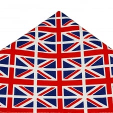 Van Buck Union Jack Flag Novelty Pocket Square Handkerchief