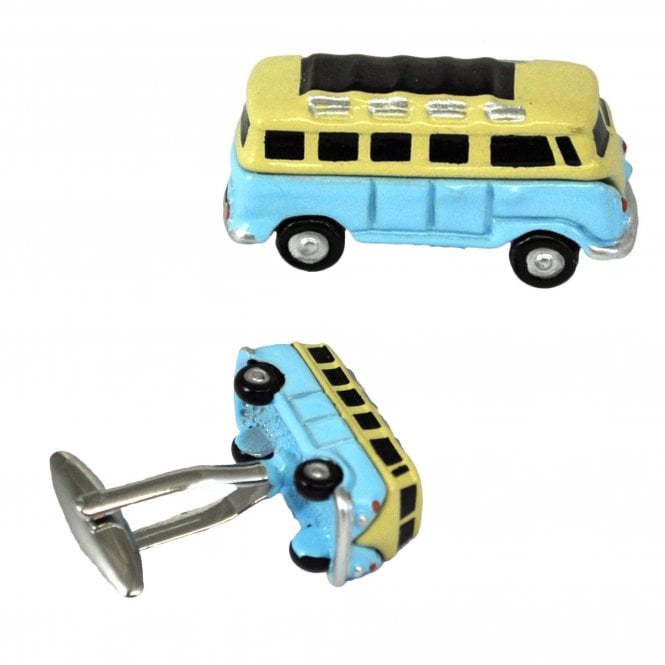 Vintage Camper Van Novelty Cufflinks