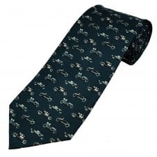 Vintage Cars Petrol Blue Men's Novelty Tie