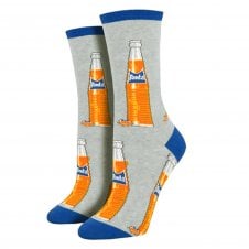 Vintage Fanta Bottle Grey Luxury Men's Socks