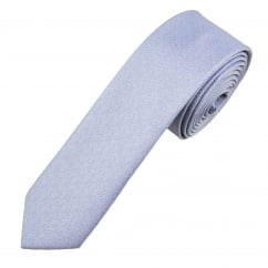 Violet Embossed Men's Skinny Tie