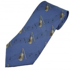 Violins Bows & Music Notes Men's Novelty Tie