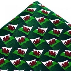 Wales Flag Silk Handkerchief