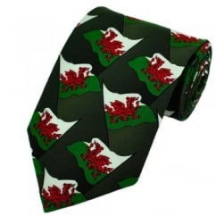 Wales Flag Silk Tie