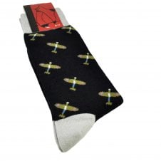 War Planes Spitfires Men's Novelty Socks