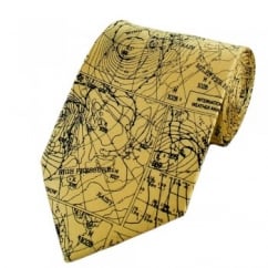 Weather Chart Silk Novelty Tie